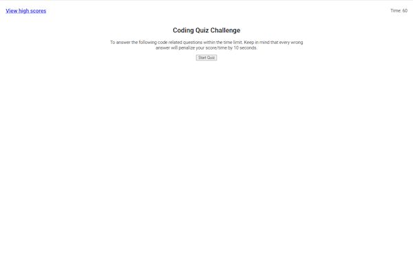 Code Quiz